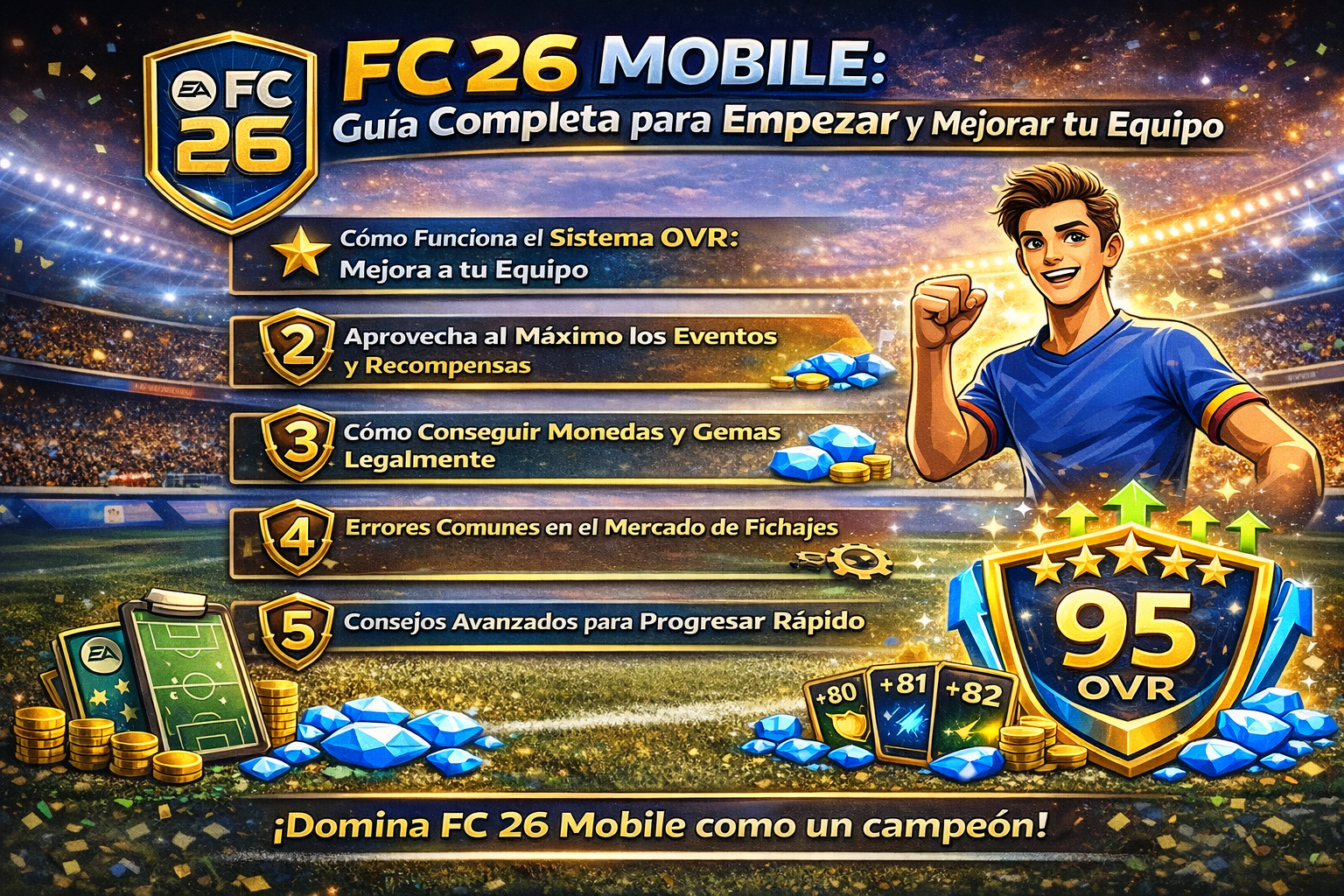 Guía completa FC 26 Mobile